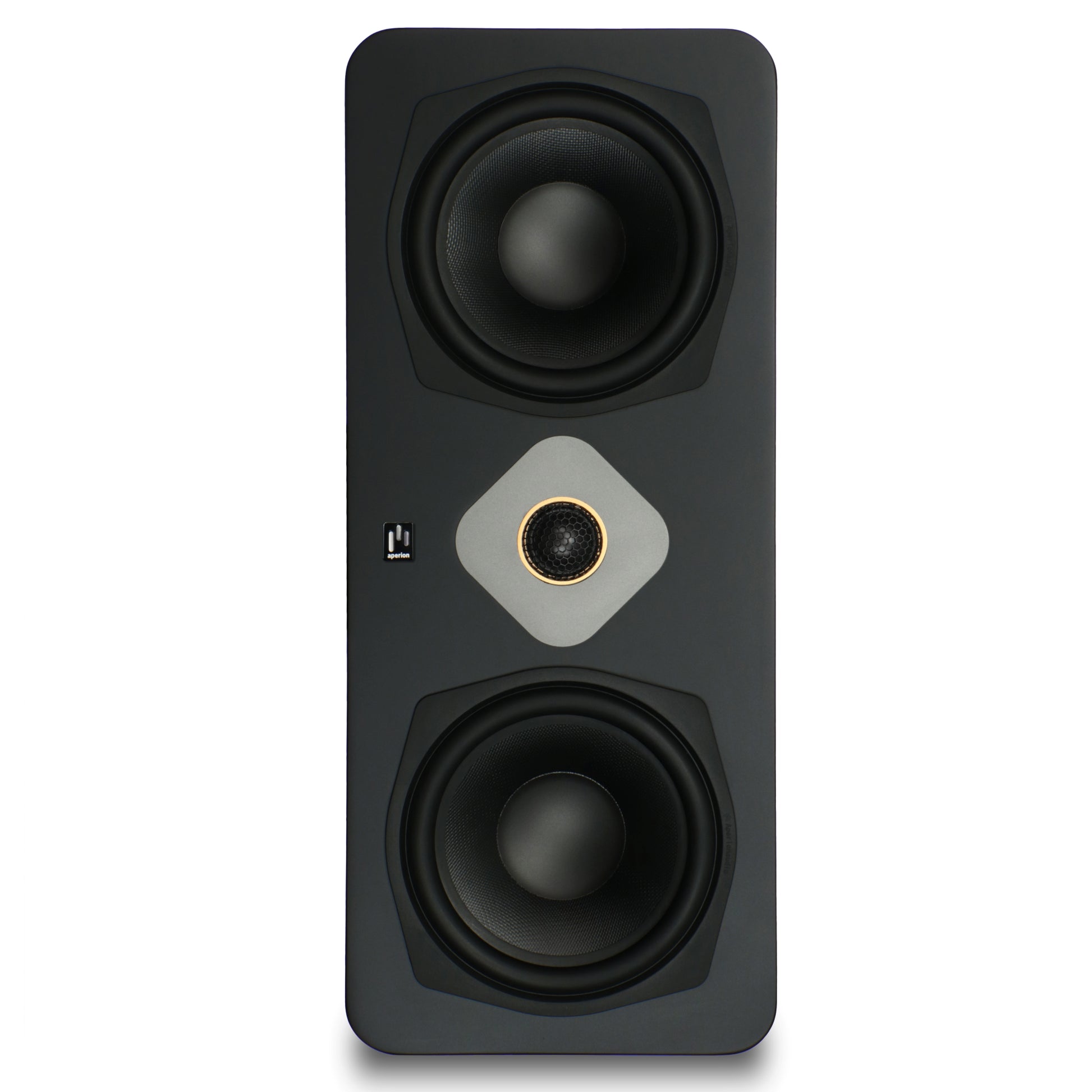 Aperion Audio Novus N6SC Slim LCR 6.5" On-Wall & Surround Speaker Stealth Black
