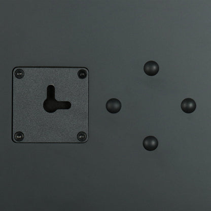 Aperion Audio Novus N6SC Slim LCR 6.5" On-Wall & Surround Speaker Stealth Black Wall Mount Holes