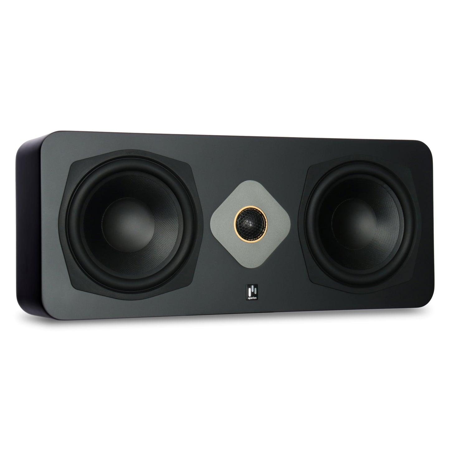 Aperion Audio Novus N6SC Slim LCR 6.5" On-Wall & Surround Speaker Stealth Black Front Left