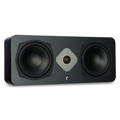 Aperion Audio Novus N6SC Slim LCR 6.5" On-Wall & Surround Speaker Stealth Black Front Left