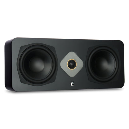 Aperion Audio Novus N6SC Slim LCR 6.5" On-Wall & Surround Speaker Stealth Black Front Left