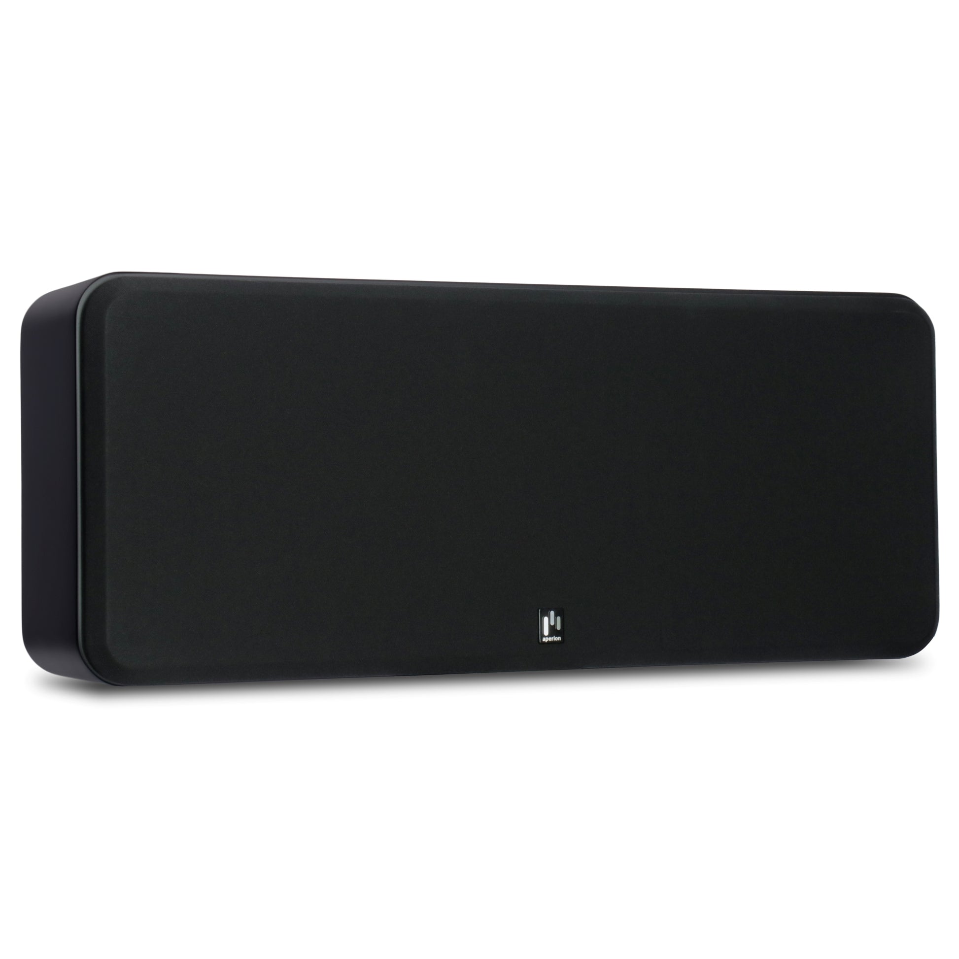 Aperion Audio Novus N6SC Slim LCR 6.5" On-Wall & Surround Speaker Stealth Black Front Left Grille On