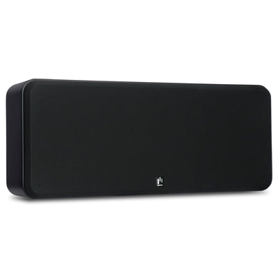 Aperion Audio Novus N6SC Slim LCR 6.5" On-Wall & Surround Speaker Stealth Black Front Left Grille On