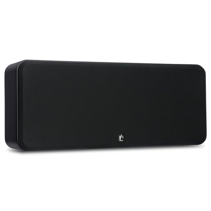 Aperion Audio Novus N6SC Slim LCR 6.5" On-Wall & Surround Speaker Stealth Black Front Left Grille On