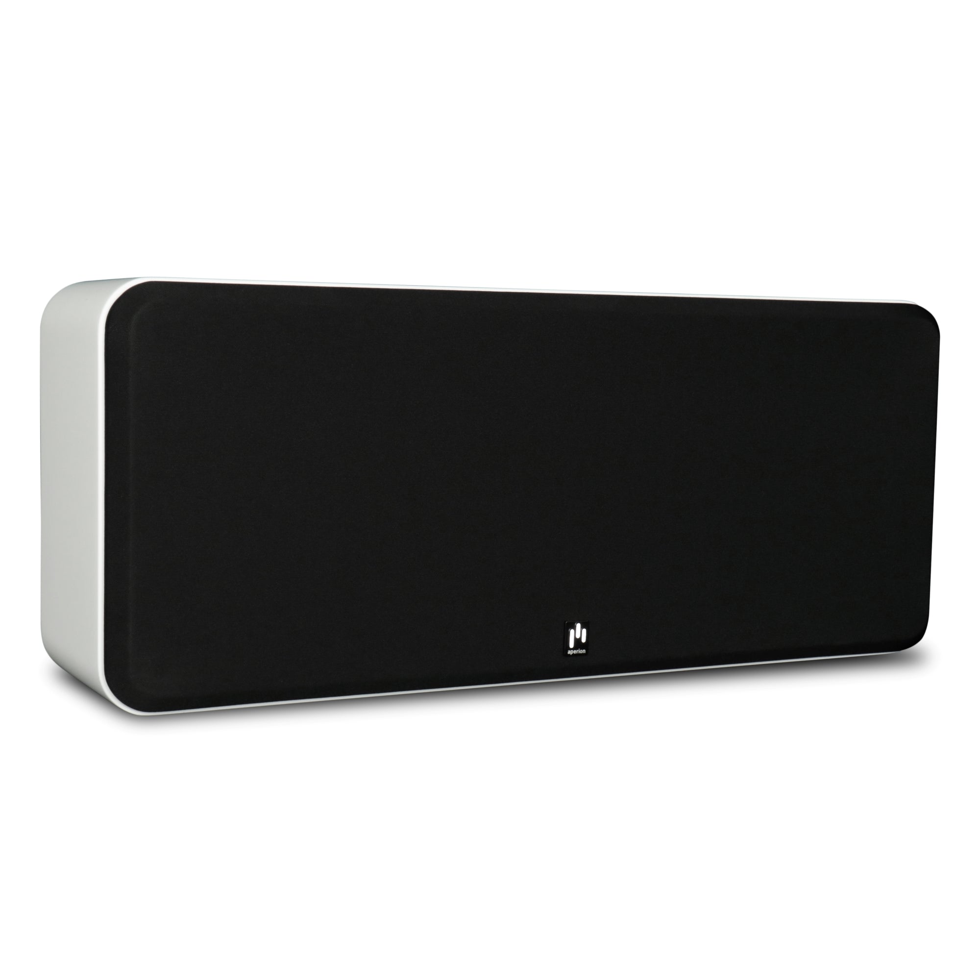 Aperion Audio Novus N6SC Slim LCR 6.5" On-Wall & Surround Speaker Pure White Front Left Grille On
