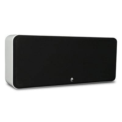 Aperion Audio Novus N6SC Slim LCR 6.5" On-Wall & Surround Speaker Pure White Front Left Grille On