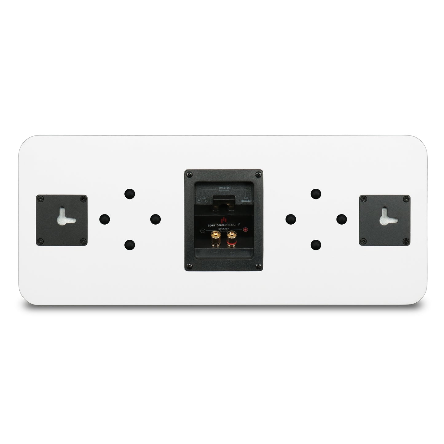 Aperion Audio Novus N6SC Slim LCR 6.5" On-Wall & Surround Speaker Pure White Back View