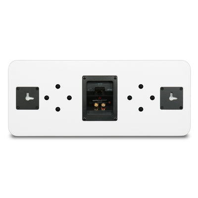 Aperion Audio Novus N6SC Slim LCR 6.5" On-Wall & Surround Speaker Pure White Back View