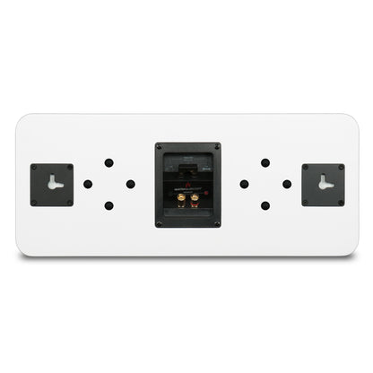 Aperion Audio Novus N6SC Slim LCR 6.5" On-Wall & Surround Speaker Pure White Back View