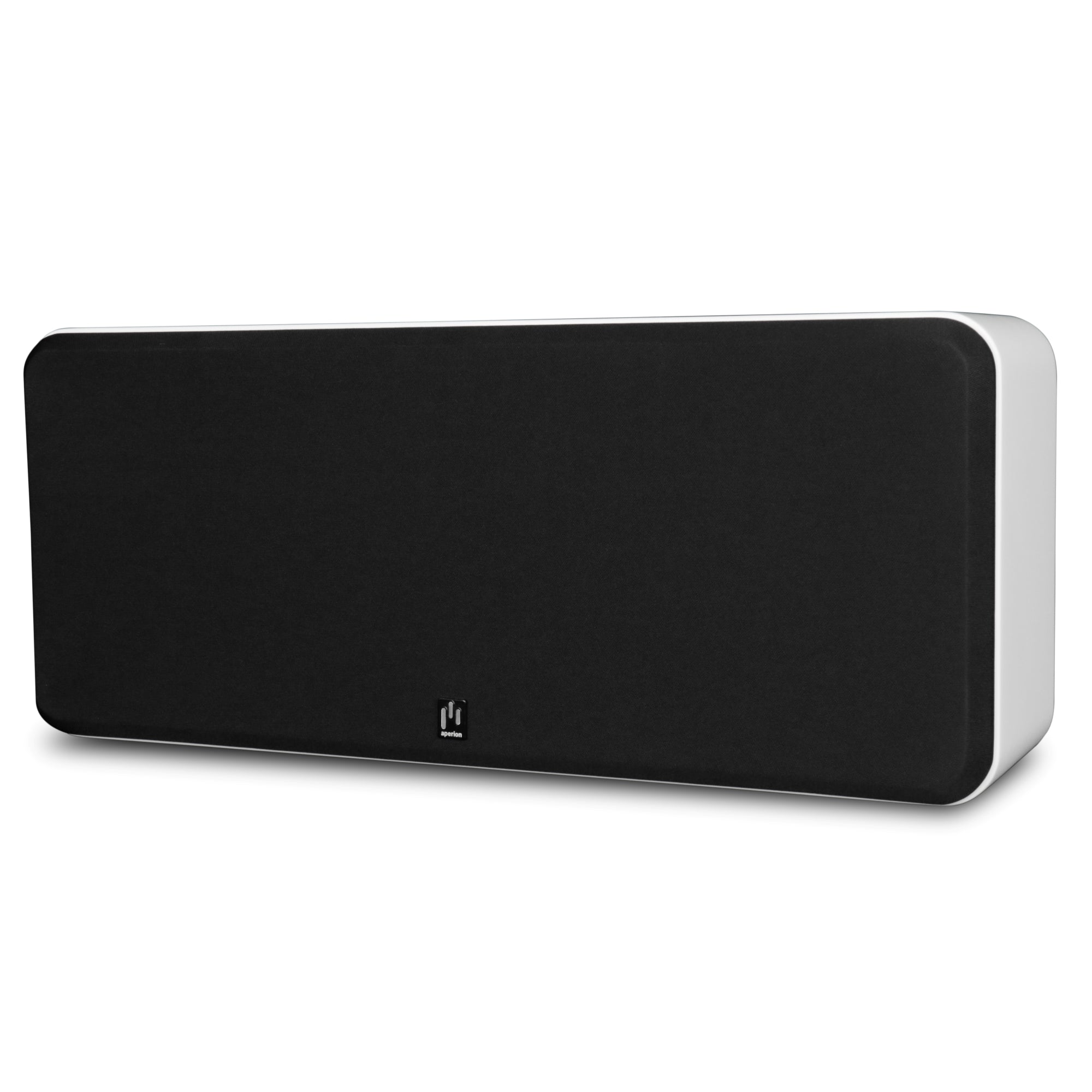 Aperion Audio Novus N6SC Slim LCR 6.5" On-Wall & Surround Speaker Pure White Front Right Grille On