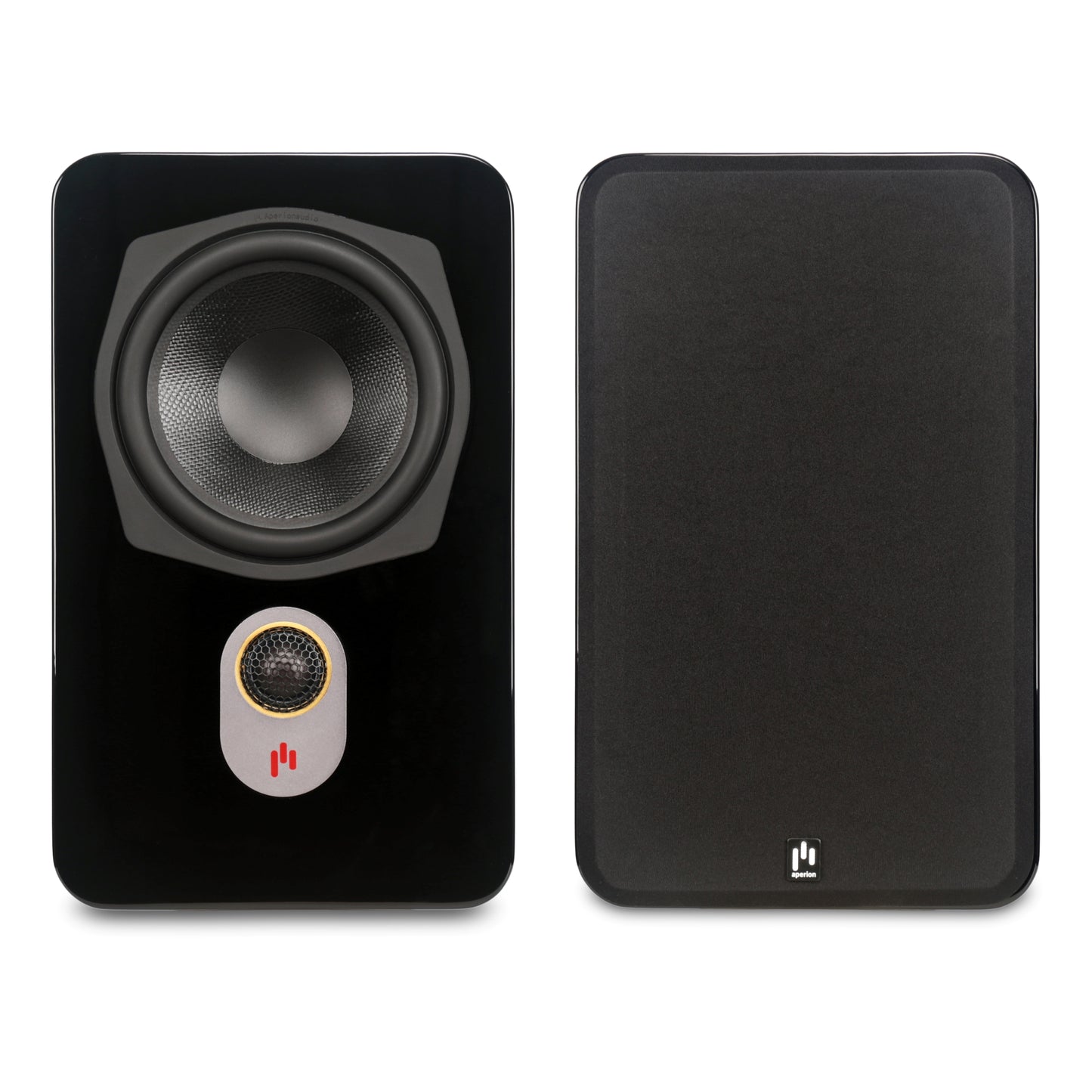 Aperion Audio Novus N6SR Slim Satellite 6.5" On-Wall & Surround Speaker Gloss Black Grille On