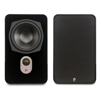Aperion Audio Novus N6SR Slim Satellite 6.5" On-Wall & Surround Speaker Gloss Black Grille On