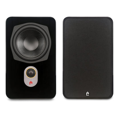 Aperion Audio Novus N6SR Slim Satellite 6.5" On-Wall & Surround Speaker Gloss Black Grille On