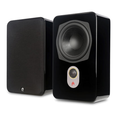 Aperion Audio Novus N6SR Slim Satellite 6.5" On-Wall & Surround Speaker Gloss Black One Grille On