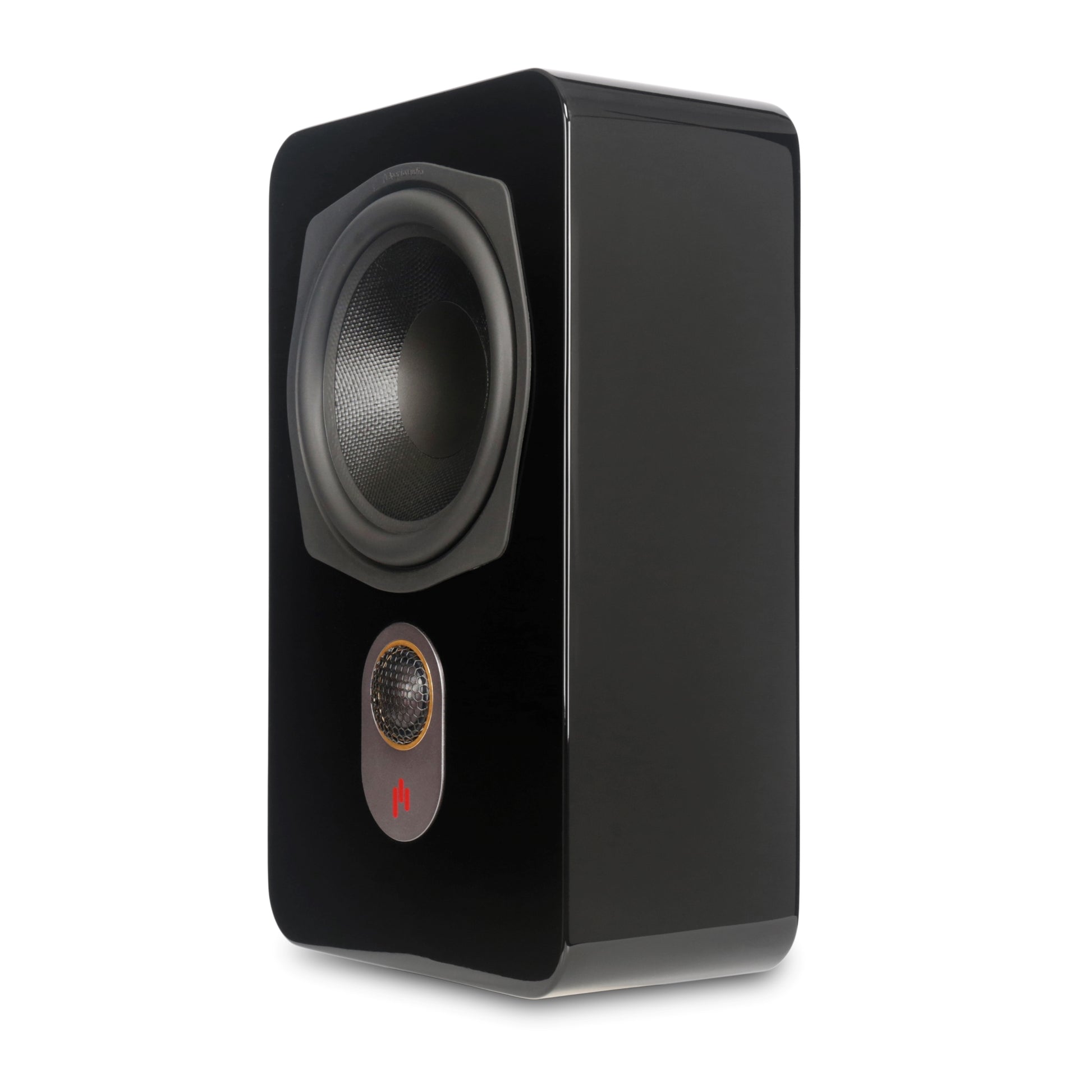 Aperion Audio Novus N6SR Slim Satellite 6.5" On-Wall & Surround Speaker Gloss Black Front Right