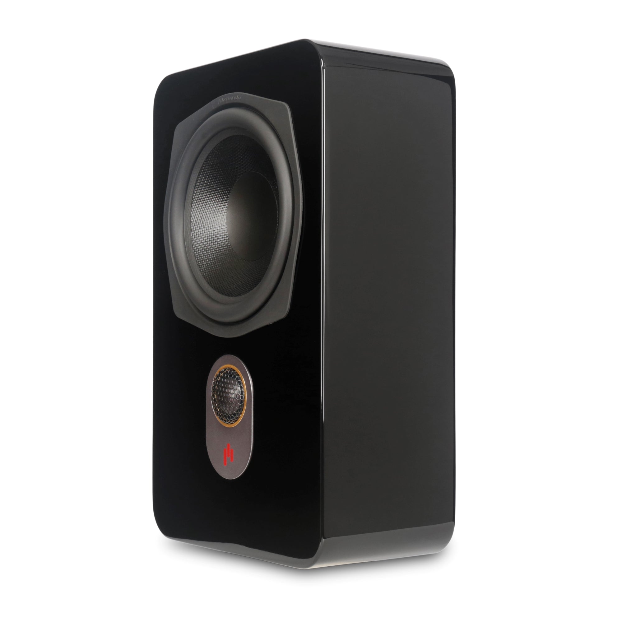 Aperion Audio Novus N6SR Slim Satellite 6.5" On-Wall & Surround Speaker Gloss Black Front Right
