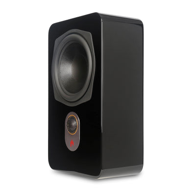 Aperion Audio Novus N6SR Slim Satellite 6.5" On-Wall & Surround Speaker Gloss Black Front Right