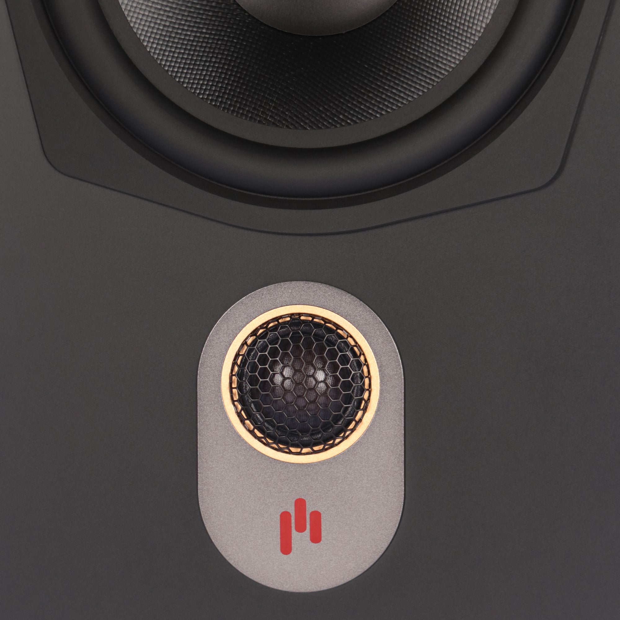 Aperion Audio Novus N6SR Slim Satellite 6.5" On-Wall & Surround Speaker Stealth Black 1" Silk Dome Tweeter