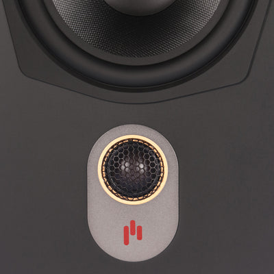 Aperion Audio Novus N6SR Slim Satellite 6.5" On-Wall & Surround Speaker Stealth Black 1" Silk Dome Tweeter