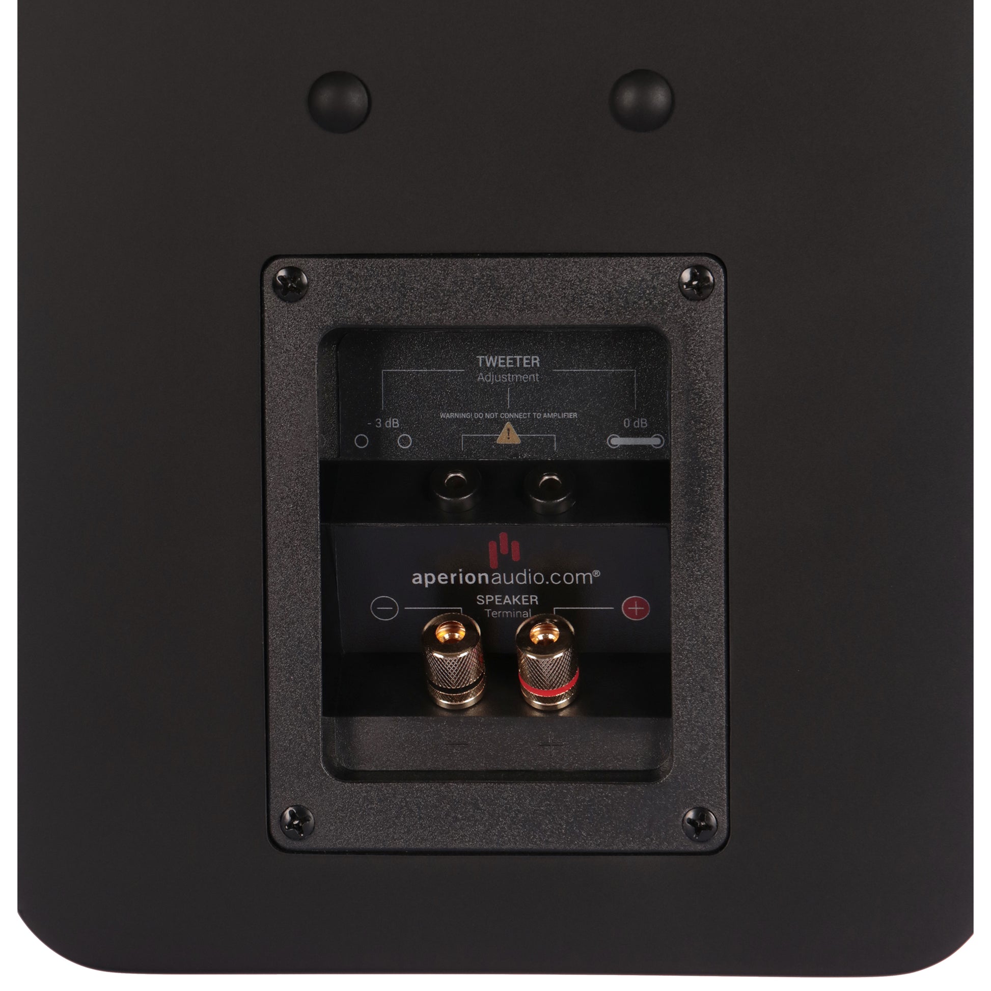 Aperion Audio Novus N6SR Slim Satellite 6.5" On-Wall & Surround Speaker Stealth Black Tweeter Adjustment