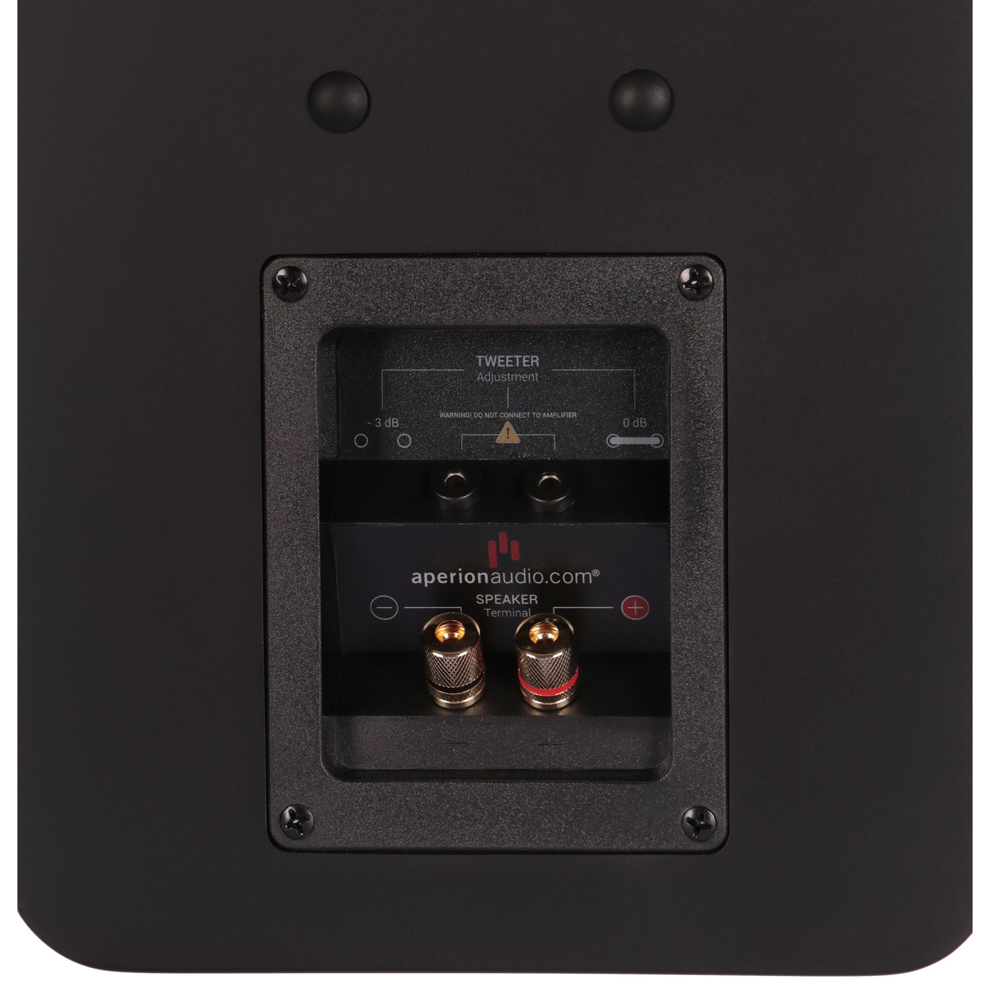 Aperion Audio Novus N6SR Slim Satellite 6.5" On-Wall & Surround Speaker Stealth Black Tweeter Adjustment
