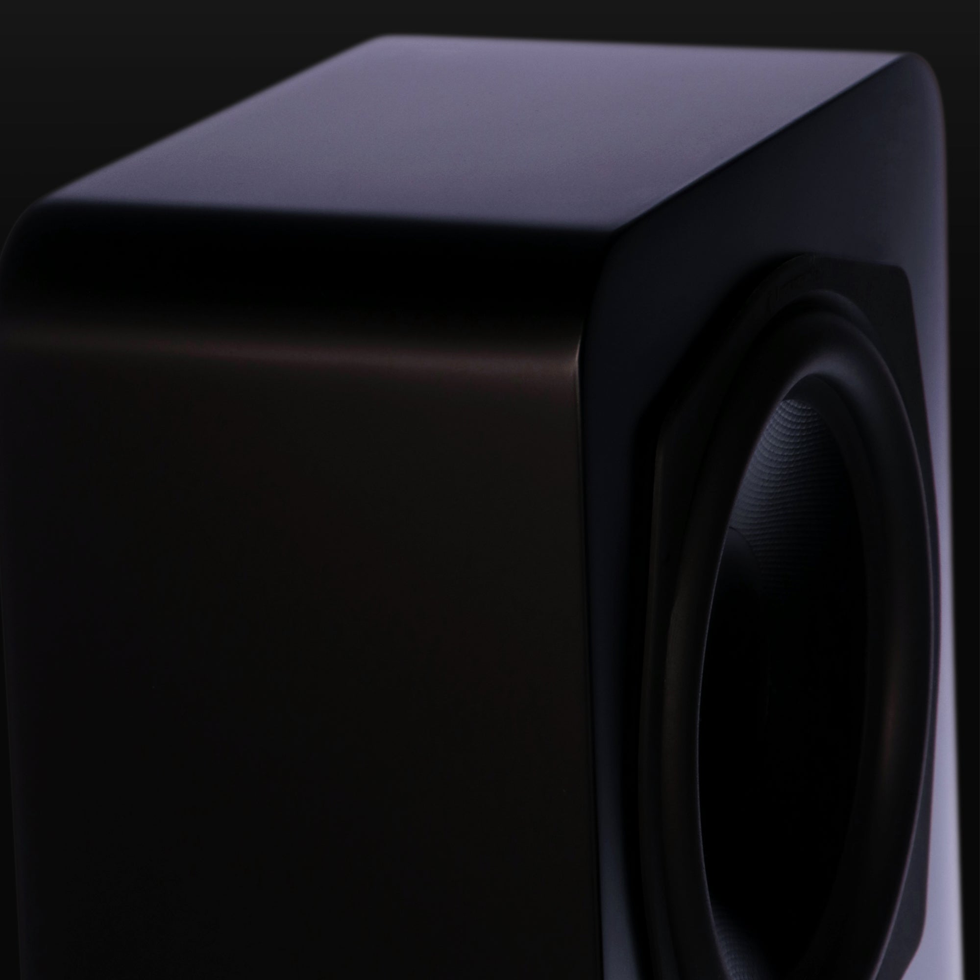 Aperion Audio Novus N6SR Slim Satellite 6.5" On-Wall & Surround Speaker Stealth Black Radius Cabinet Design
