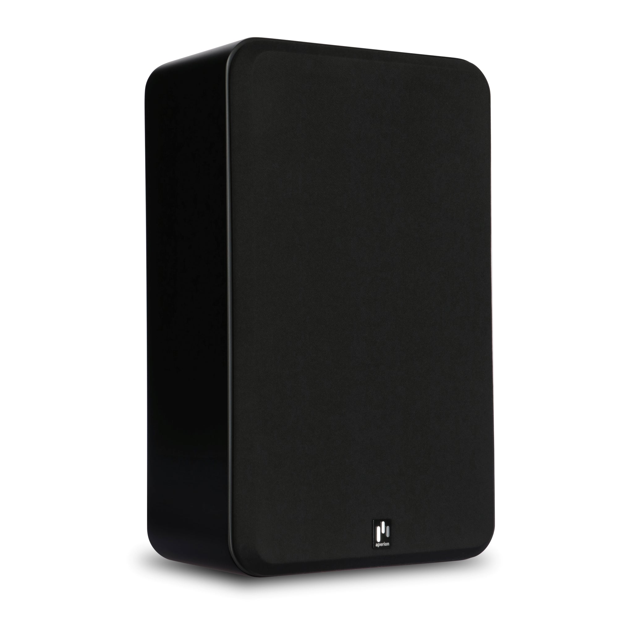 Aperion Audio Novus N6SR Slim Satellite 6.5" On-Wall & Surround Speaker Stealth Black Front Left Grill On