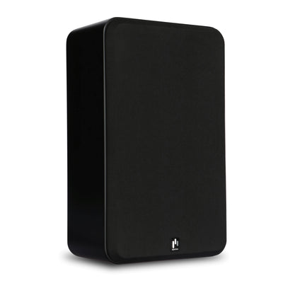 Aperion Audio Novus N6SR Slim Satellite 6.5" On-Wall & Surround Speaker Stealth Black Front Left Grill On