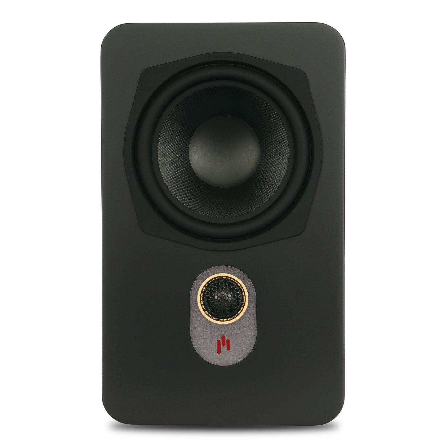 Aperion Audio Novus N6SR Slim Satellite 6.5" On-Wall & Surround Speaker Stealth Black Front View