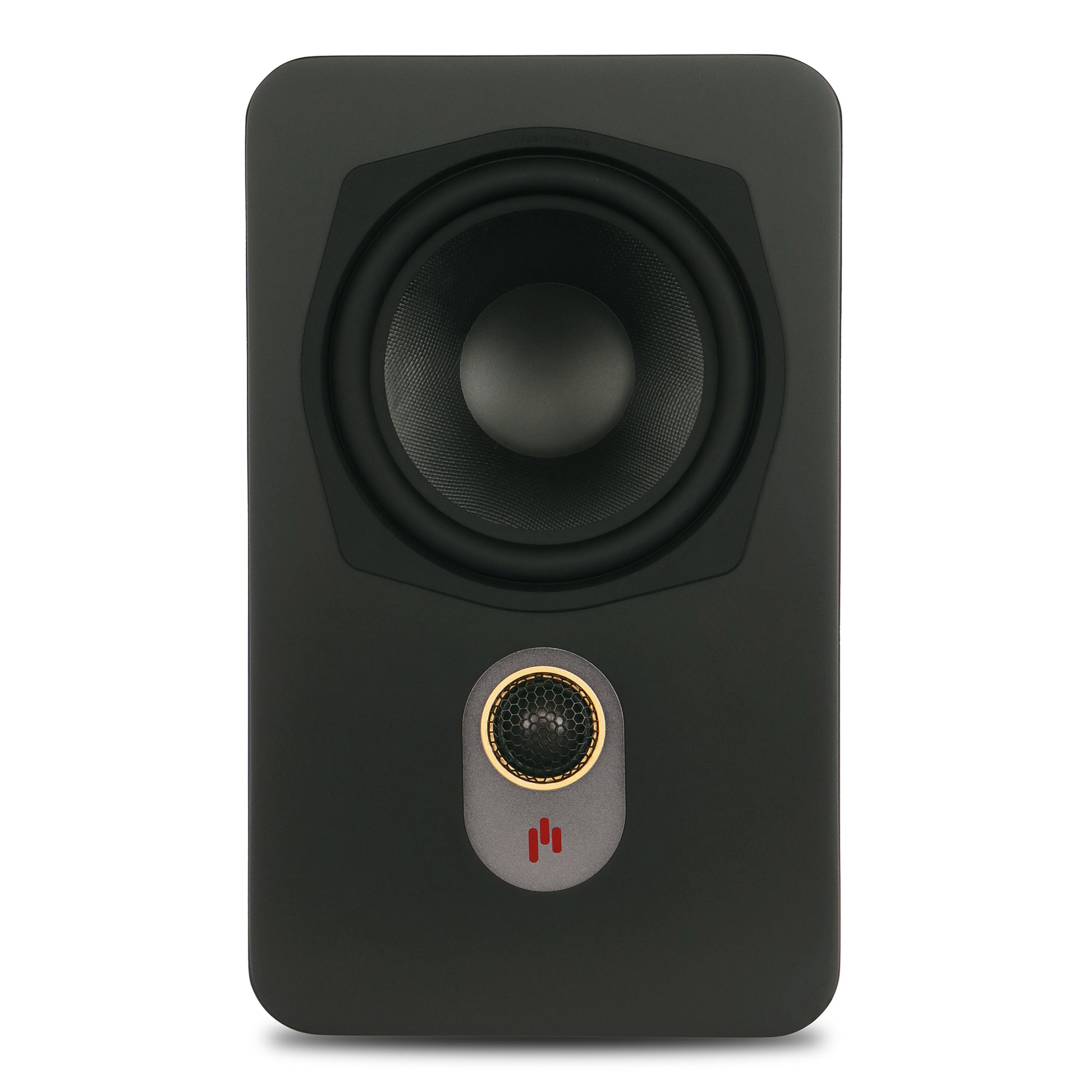 Aperion Audio Novus N6SR Slim Satellite 6.5" On-Wall & Surround Speaker Stealth Black Front View