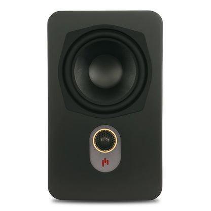 Aperion Audio Novus N6SR Slim Satellite 6.5" On-Wall & Surround Speaker Stealth Black Front View