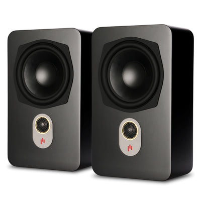 Aperion Audio Novus N6SR Slim Satellite 6.5" On-Wall & Surround Speaker Stealth Black Pair