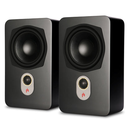 Aperion Audio Novus N6SR Slim Satellite 6.5" On-Wall & Surround Speaker Stealth Black Pair