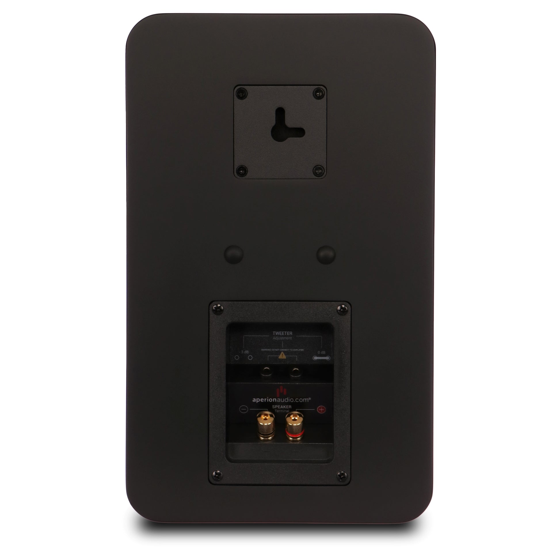 Aperion Audio Novus N6SR Slim Satellite 6.5" On-Wall & Surround Speaker Stealth Black Back Side View