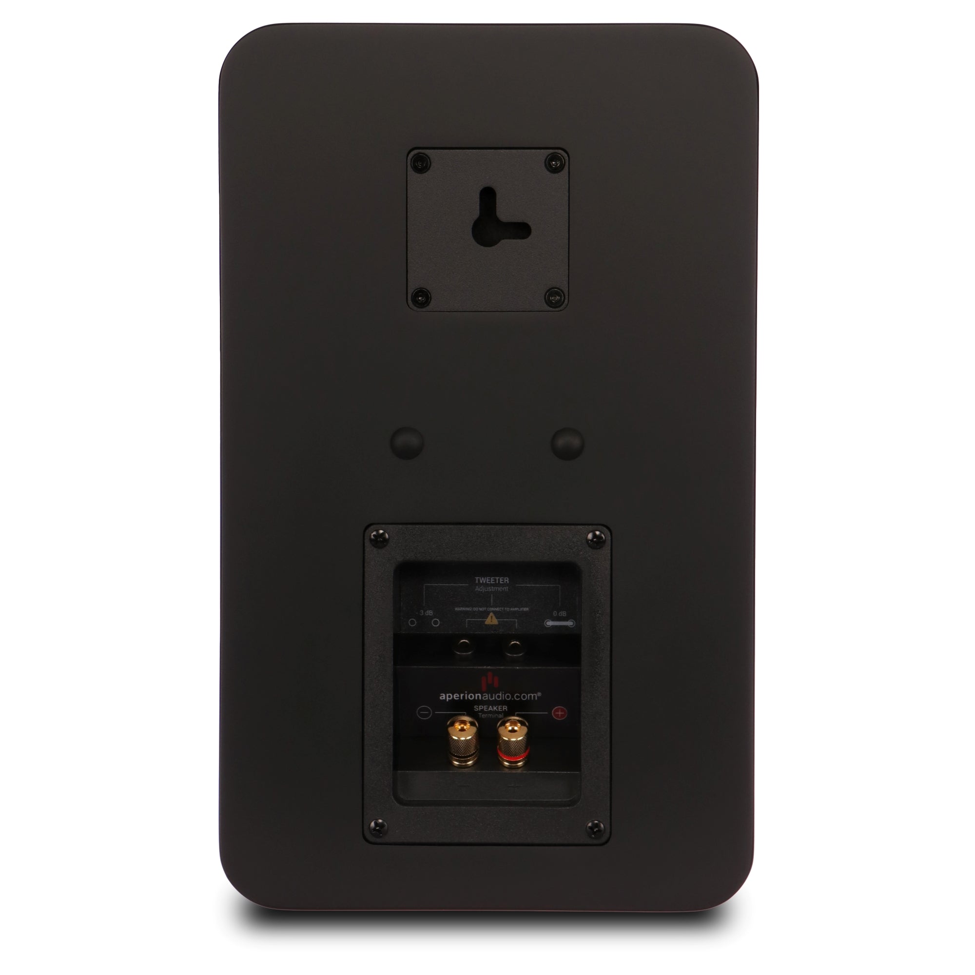 Aperion Audio Novus N6SR Slim Satellite 6.5" On-Wall & Surround Speaker Stealth Black Back Side View
