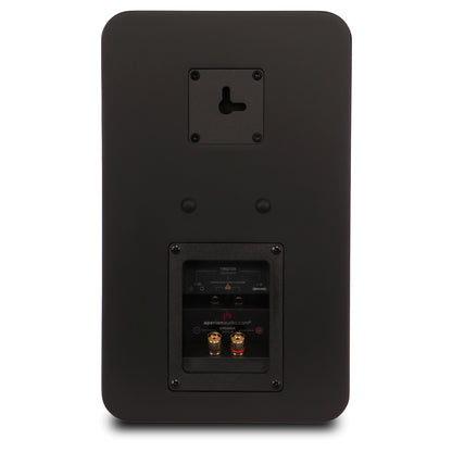 Aperion Audio Novus N6SR Slim Satellite 6.5" On-Wall & Surround Speaker Stealth Black Back Side View