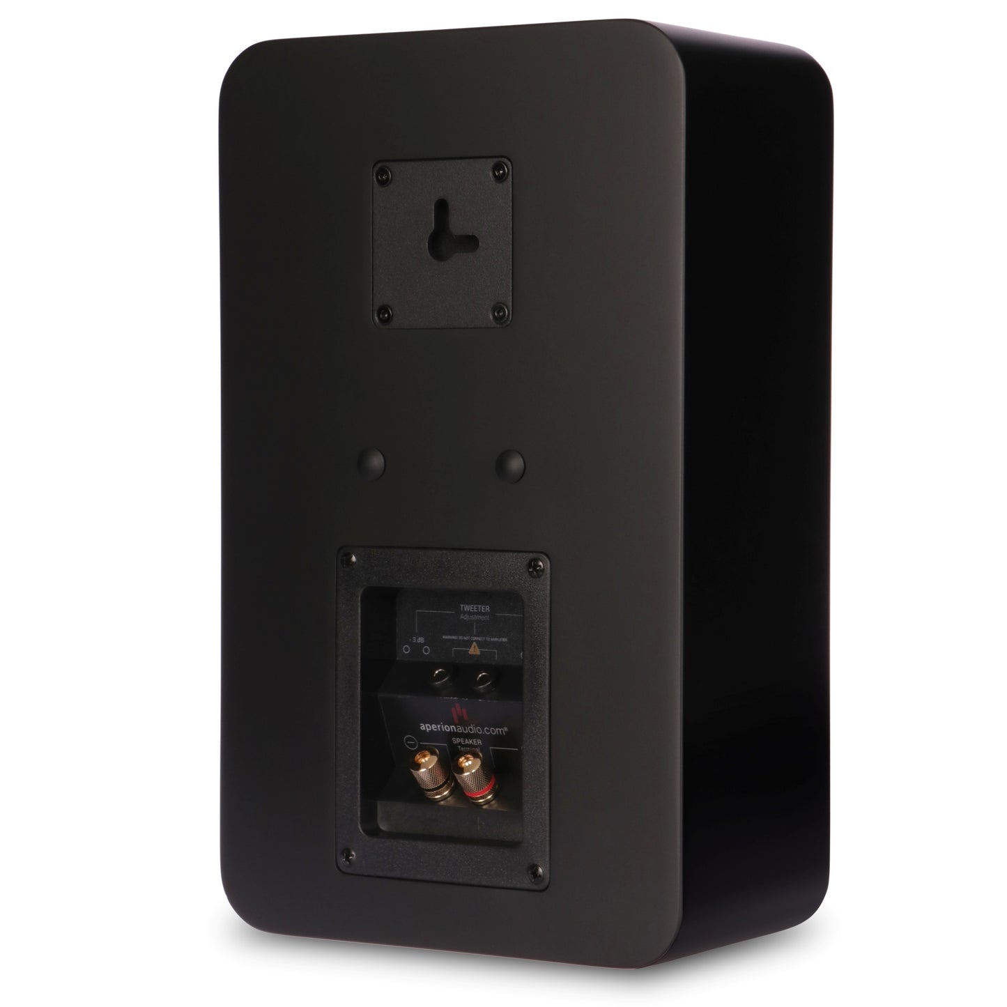 Aperion Audio Novus N6SR Slim Satellite 6.5" On-Wall & Surround Speaker Stealth Black Rear Right