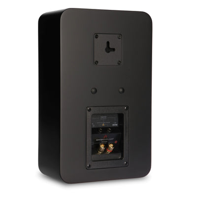 Aperion Audio Novus N6SR Slim Satellite 6.5" On-Wall & Surround Speaker Stealth Black Rear Right