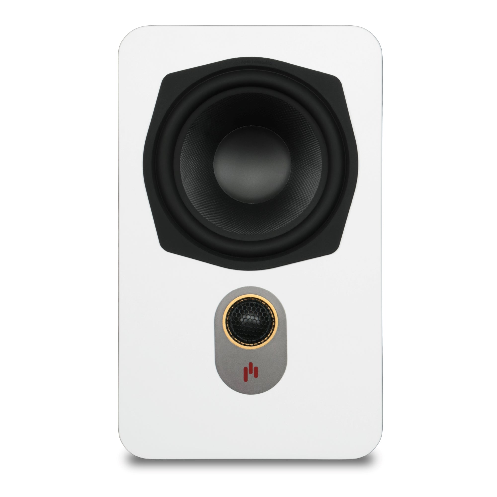 Aperion Audio Novus N6SR Slim Satellite 6.5" On-Wall & Surround Speaker Pure White Front View