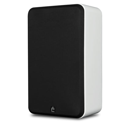Aperion Audio Novus N6SR Slim Satellite 6.5" On-Wall & Surround Speaker Pure White Front Right Grille On