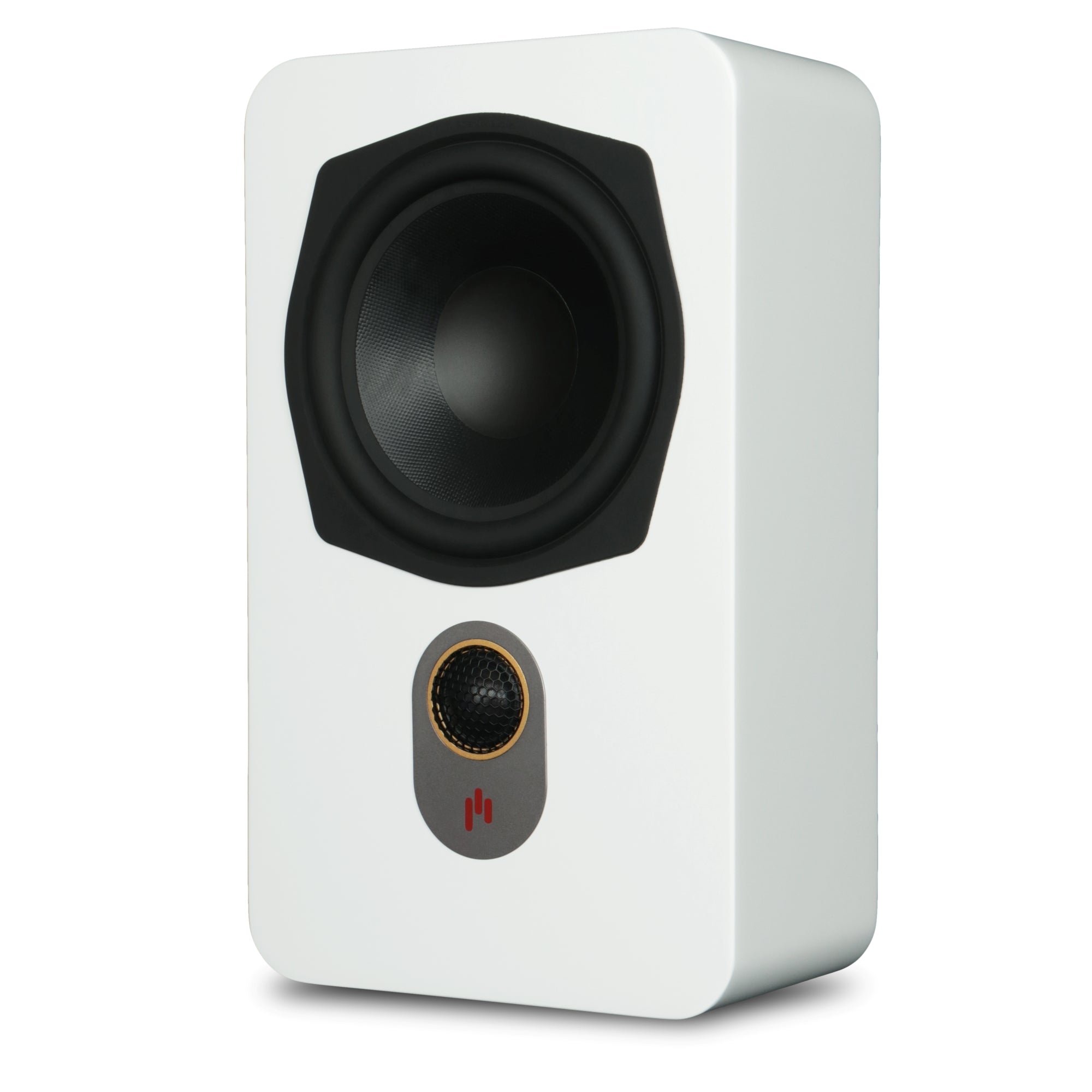 Aperion Audio Novus N6SR Slim Satellite 6.5" On-Wall & Surround Speaker Pure White Front Right