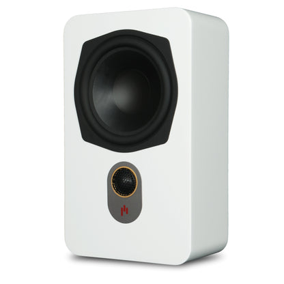 Aperion Audio Novus N6SR Slim Satellite 6.5" On-Wall & Surround Speaker Pure White Front Right