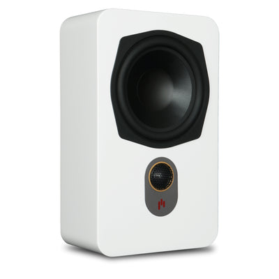 Aperion Audio Novus N6SR Slim Satellite 6.5" On-Wall & Surround Speaker Pure White Front Left