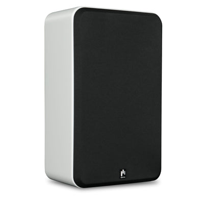 Aperion Audio Novus N6SR Slim Satellite 6.5" On-Wall & Surround Speaker Pure White Front Left Grille On