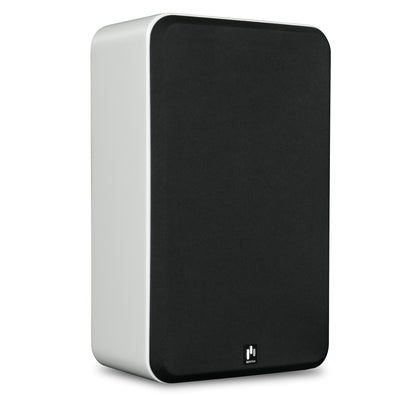 Aperion Audio Novus N6SR Slim Satellite 6.5" On-Wall & Surround Speaker Pure White Front Left Grille On