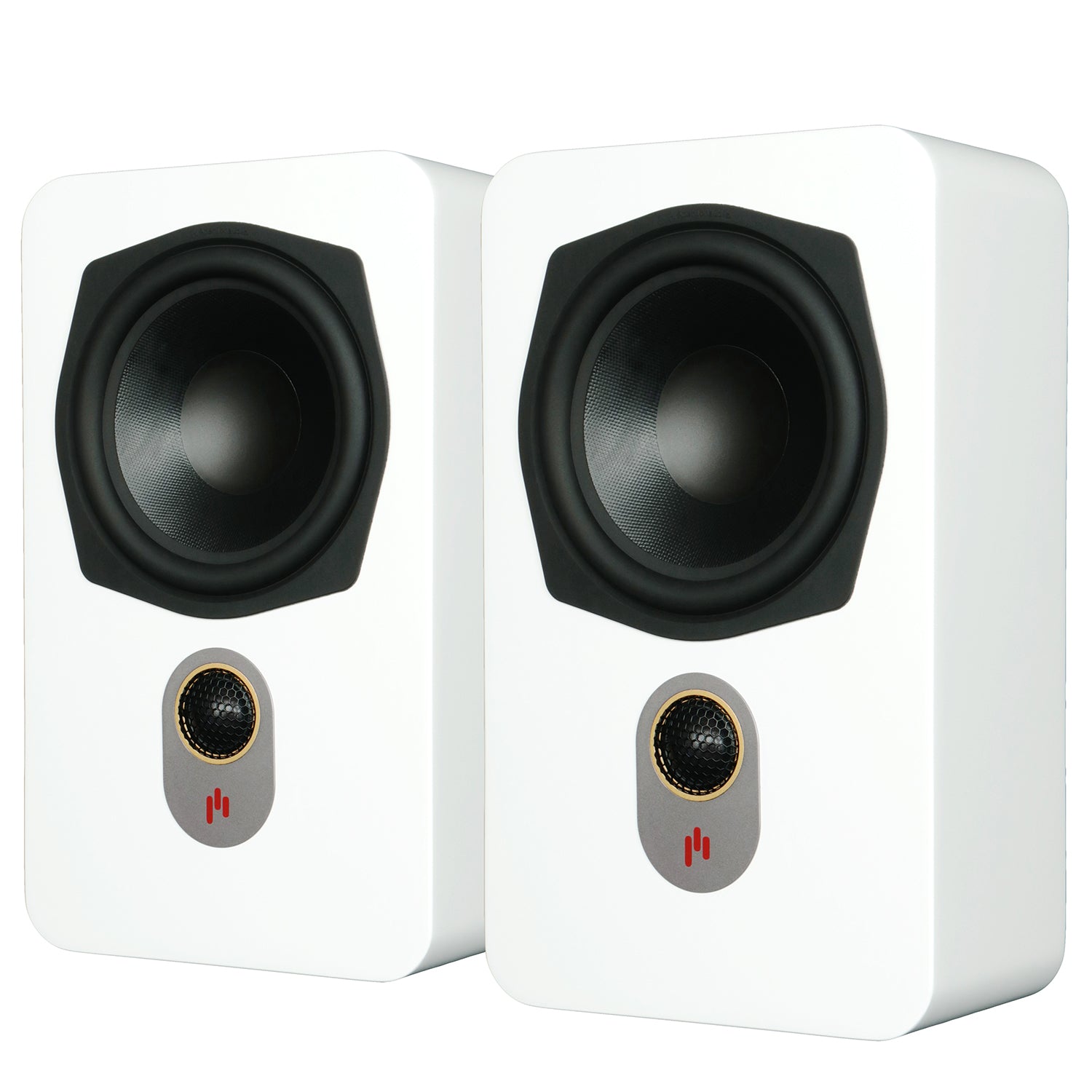Aperion Audio Novus N6SR Slim Satellite 6.5" On-Wall & Surround Speaker Pure White Pair