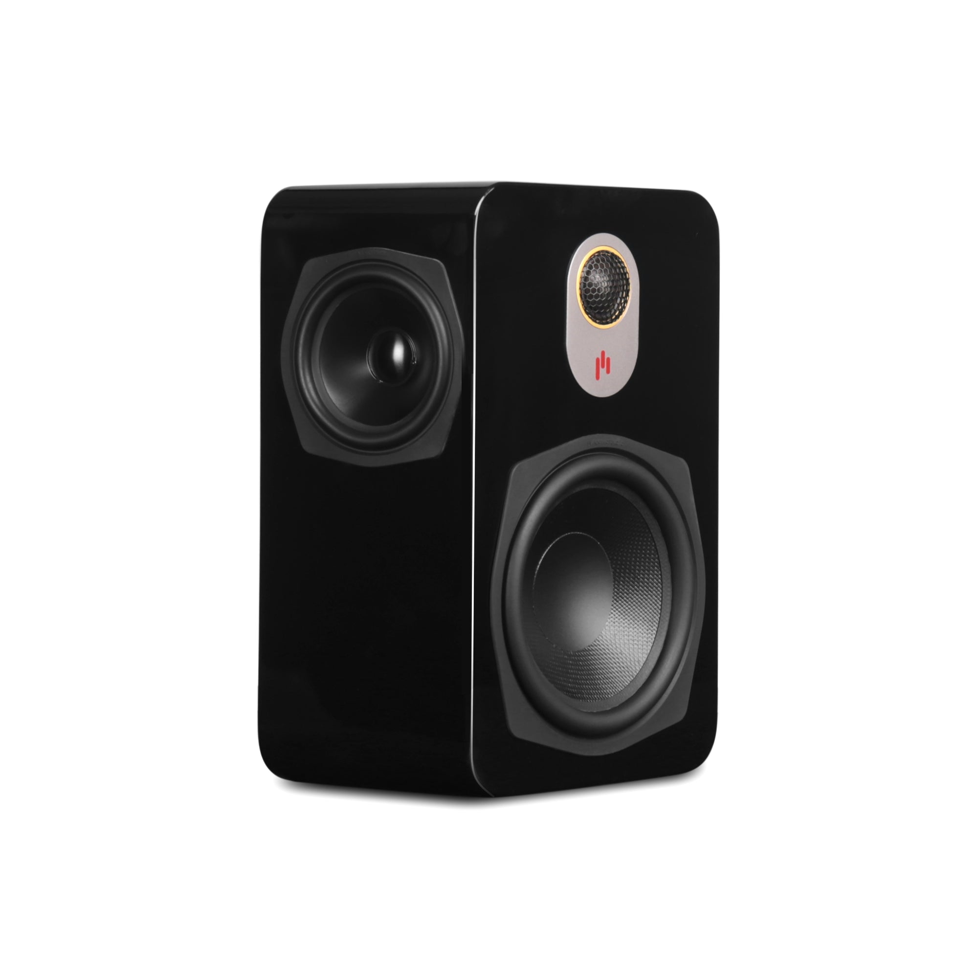 Aperion Audio Novus N6SS 6.5" Tripolar Surround Speakers Gloss Black Front Left