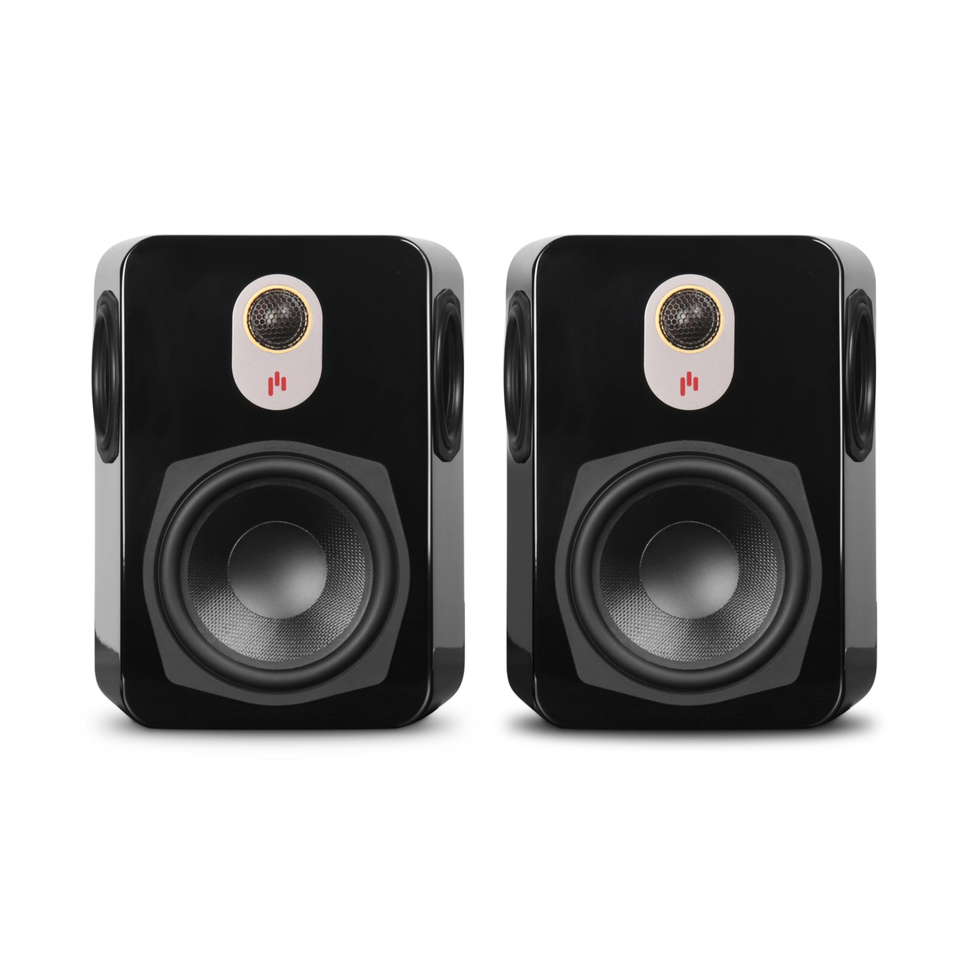 Aperion Audio Novus N6SS 6.5" Tripolar Surround Speakers Gloss Black Pair