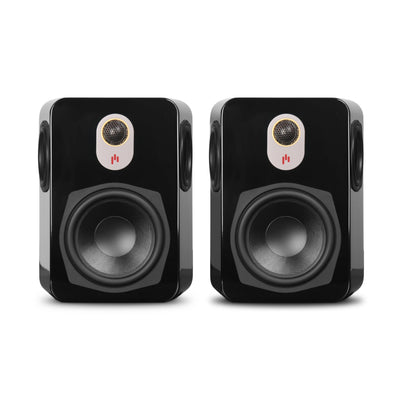 Aperion Audio Novus N6SS 6.5" Tripolar Surround Speakers Gloss Black Pair