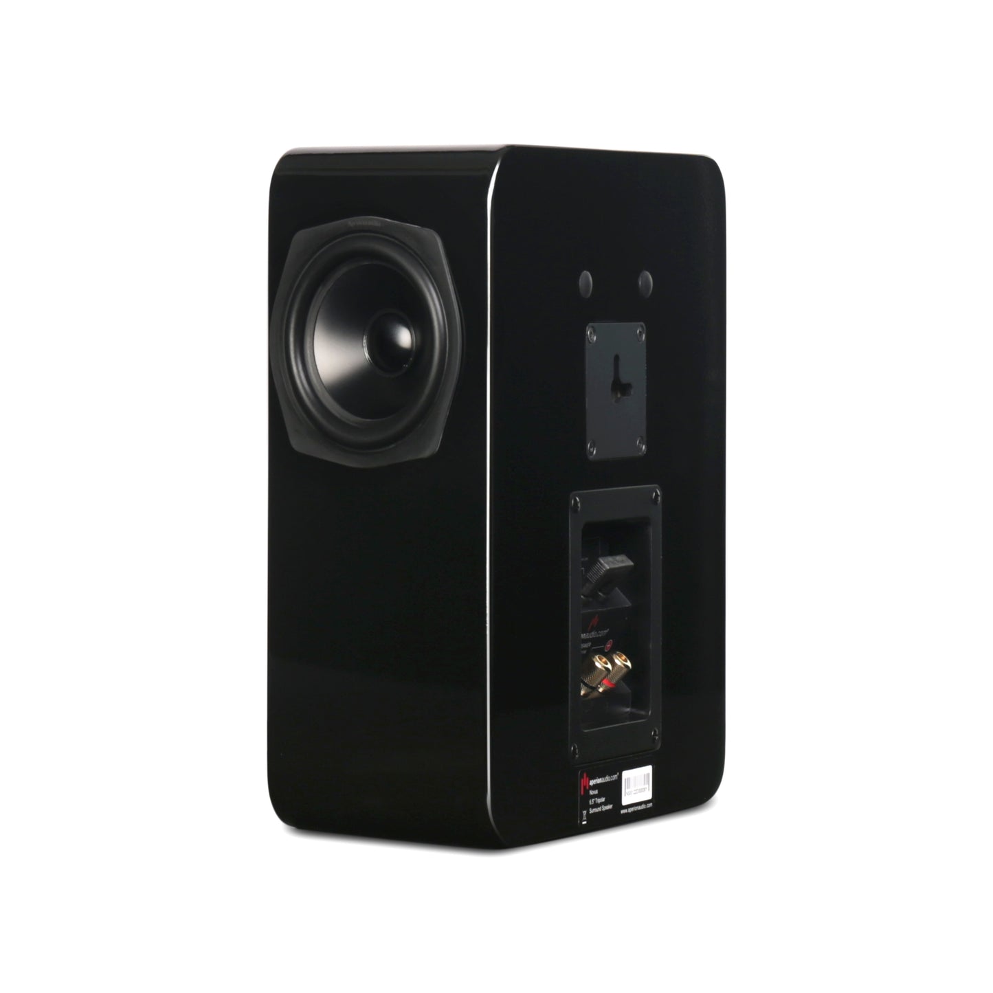 Aperion Audio Novus N6SS 6.5" Tripolar Surround Speakers Gloss Black Rear Left